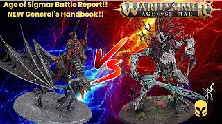 NEW GHB! Age of Sigmar Battle Report: Sylvaneth vs Soulblight Gravelords!!!