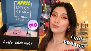 BOXYCHARM APRIL 2022 PREMIUM *UNBOXING* REVIEW | ALMOST SAME BOX BUT I GOT SOME UPDATES ✌️