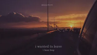 1 hour loop: SYML - I Wanted To Leave (instrumental) ~ (slowed + sound on a car)