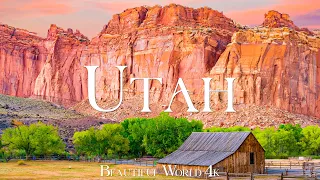 Utah 4K Drone Nature Film - Calming Piano Music - Amazing Nature