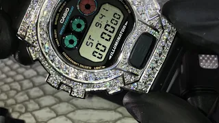 VVS1 Certified Moissanite Custom G Shock Watch Another Level of Shine