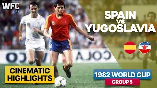 Spain 2-1 Yugoslavia | 1982 World Cup Group 5 Match | Highlights & Best Moments