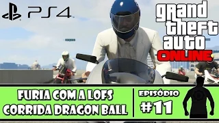 GTA V Online (PS4) - Fúria em Duas Rodas com a LofS: Corrida Dragon Ball = WTF