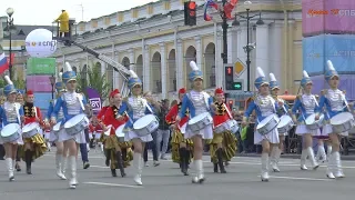 Парад барабанщиков на Невском..
