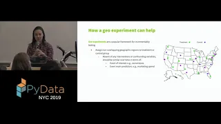 Jessica Tyler: Geo Experiments and Causal Impact in Incrementality Testing | PyData New York 2019