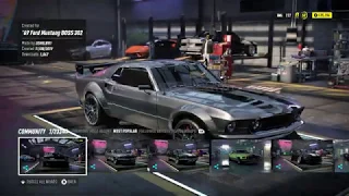 NFS Heat: Ford Mustang Boss 302 Customization