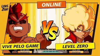 POCKET BRAVERY -  VIVE PELO GAME ( Hector ) VS ( Nuno ) LEVEL ZERO - ONLINE VERSUS