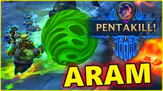 ARAM LOL FUN Moments 2022 (Pentakill, 1v5, Nunu, Bel'Veth, Jhin) #130