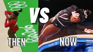 Simone Biles Cheng THEN vs. NOW