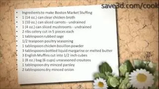 Secret Recipe - How to make Boston Market Stuffing (Copycat Recipes)