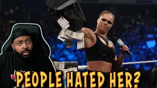 ROSS REACTS TO RONDA ROUSEY BEING HATED BY PEOPLE IN WWE