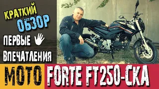 Обзор мотоцикла Forte FT 250-CKA. Сравнение с Viper R2 ZS200.