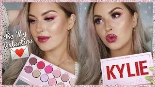 VALENTINES MAKEUP TUTORIAL 💌 Trying KYLIE COSMETICS New Collection