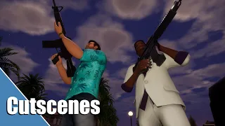 Grand Theft Auto Vice City: Definitive Edition | All Cutscenes, No Subtitles