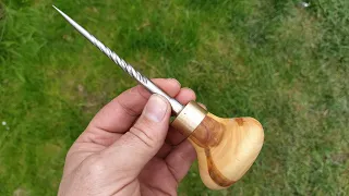 Making a Birdcage Awl from an old drill bit