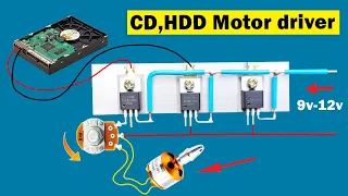 Brushless BLDC motor ESC controller using irfz44, CD, HDD motor driver