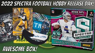 Beautiful, High End Cards! 2022 Panini Spectra Football Hobby Box Review