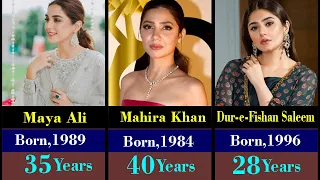 Top 100 Pakistani Drama Actress Name & Age 2024 | Paki Drama