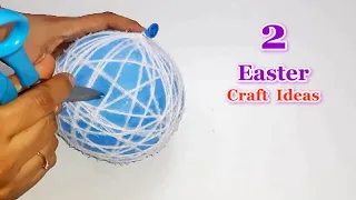 2  easy Easter decoration  idea with simple materials| DIY Affordable Easter craft idea🐰21