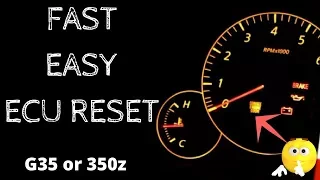 Nissan VQ - ECU Reset - Clear Check Engine Code