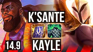 K'SANTE vs KAYLE (TOP) | 6/3/17 | JP Grandmaster | 14.9