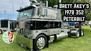 Brett Akey’s 1978 352 Peterbilt Cabover Truck Tour - Beautiful Blend of Original & Modern