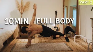 HOME WORKOUT FOR YOUR STRONG BODY (NO EQUIPMENT NEEDED) l 여름 대비 전신 칼로리 태우기 ! (맨몸운동 ver.)