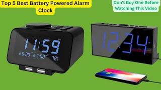 Best Battery Powered Alarm Clock 2023 (Alarm Clocks with Advanced Features)