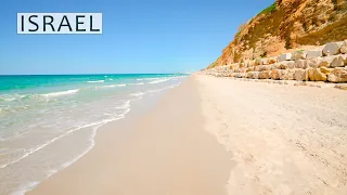 This Is Not the Maldives - This Is Israel. Relaxing Walk Along Beit Yanai Beach