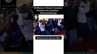 KS BLOOM et Venom Cascadeur dansent avec le pasteur Mohamed Sanogo