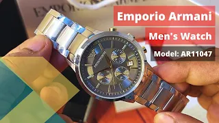 Emporio Armani Grey Dial Men's Watch | AR11047 | Unboxing | Watch Gallery