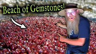 Why Are There 96,000,000 Red Gem Stones on This Beach!