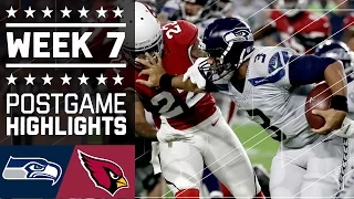 Seahawks vs. Cardinals | NFL Week 7 Game Highlights