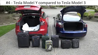 #4 - Tesla Model Y compared to Tesla Model 3 side by side