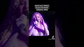 Mariah Carey Without You Live from Manila, Philippines - 2003