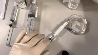 EquaShield Syringe Pump dose/ QS’d with solution.