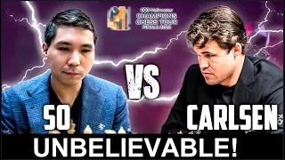 UNBELIEVABLE! ANG GALING TALAGA! So vs Carlsen Meltwater Champions Chess Tour Finals 2022