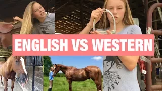 ENGLISH VS WESTERN! | what's the difference?  Which is better..?