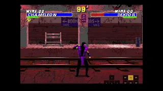 Mortal Kombat Ultimate Trilogy (Sega Genesis/Megadrive) - Chameleon Fatality Combo 4 (100% Damage)