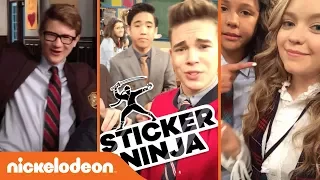 Sticker Ninja w/ Jade Pettyjohn, Breanna Yde & More! | School of Rock | Nick