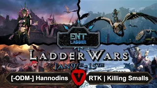 Ladder Wars | [-ODM-] Hannodins vs RTK | Killing Smalls Bo3 | Total War Warhammer 3