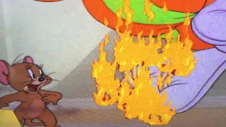 Tom And Jerry: The Zoot Cat Clip: "Something Is Burning Around Here!"