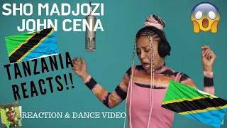 Tanzania Reacts to SHO MADJOZI -JOHN CENA , |Dance Video