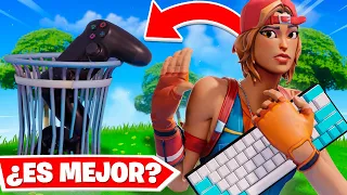 ME PASÉ A TECLADO en FORTNITE... ¿ES MEJOR?