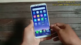 Review Oppo F5 Ram 3/32 dan Test Game Mobile Legends