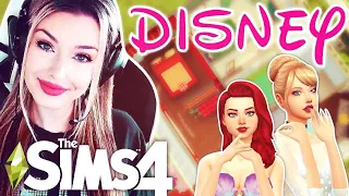 👑 Every Room is a Different DISNEY PRINCESS 👑 GIRL VERSUS SIMS 4 BUILD CHALLENGE