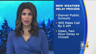 New Weather Delay Policy For Denver Public Schools