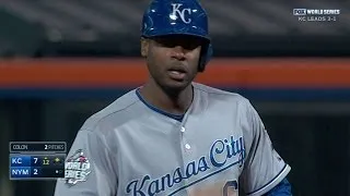 WS2015 Gm5: Cain clears the bases with double in 12th