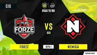 forZe vs Nemiga [Map 1, Overpass] BO3 | ESL One: Road to Rio
