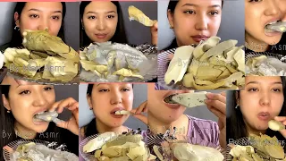 Meri's Ural clay Mukbang#crunchy#satifying sound of eating ♥️